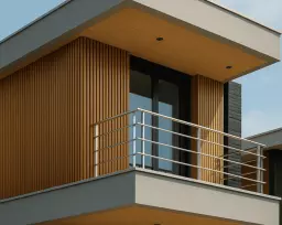 Фасадные реечные панели