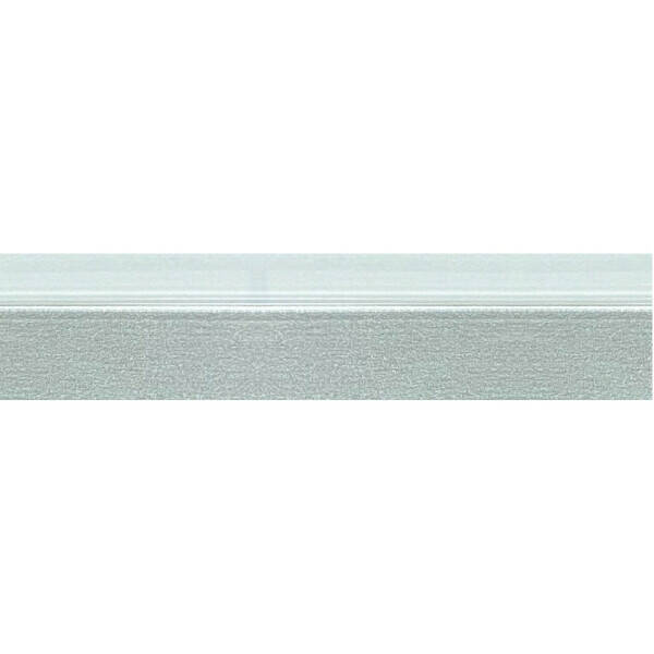 Кромка 23x1.30 мм. 1767E-Глянец Белый/Серебро