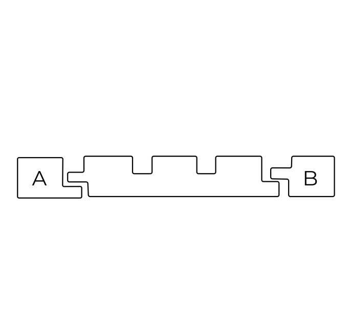 PR03771-B Supramat (Конец к стеновой панели) 3023 - Серый антрацит - Photo 3