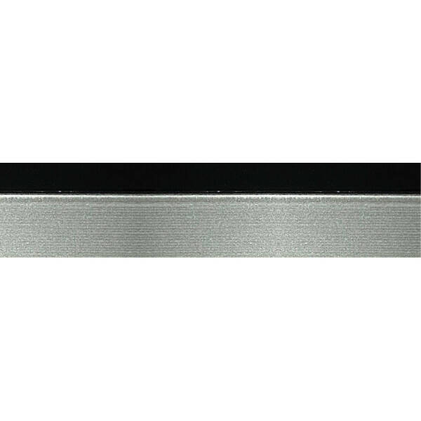 Кромка 23x1.30 мм. 1521E-Глянец Черный/Серебро