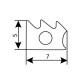 Sealant, m.p. 4 mm (UD-7, groove 4)