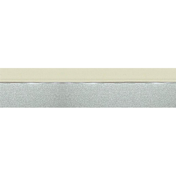 Кромка 23x1.30 мм. 1636Е-Глянец Крем/Серебро