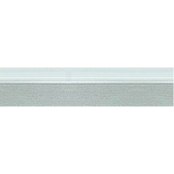 Кромка 23x1.30 мм. 1767E-Глянец Белый/Серебро