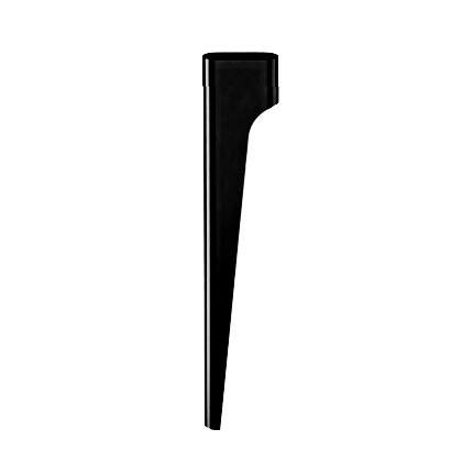 Опори меблеві FORZA LEG 400 MM AQUA BLACK MAT