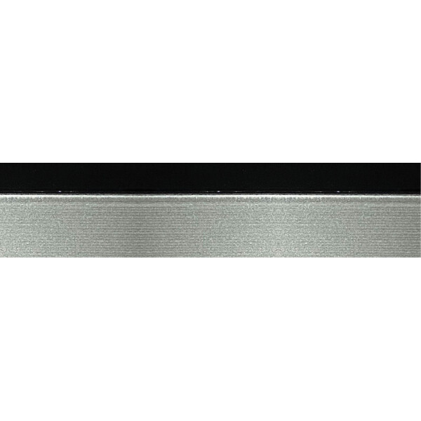 Кромка 23x1.30 мм. 1521E-Глянец Черный/Серебро